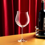 (Set Of 6) Lucaris Shanghai Soul High Quality Burgundy Grande Lead Free Crystal Clear Red White Wine