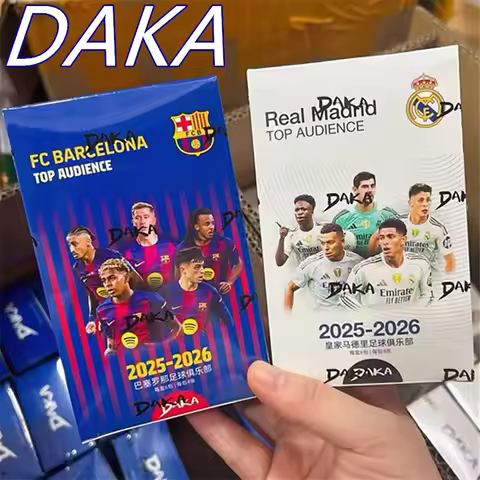 Daka Messi Mbappe Yamal Football Collection Card 2025-2026 Real Madrid Barcelona Manchester Juventus