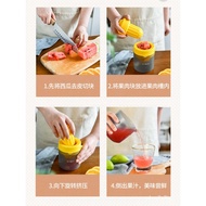 Fruit Juice Squeezer Japanese Portable Manual Juicer Cup Orange Lemon Juicer Mini Juicer