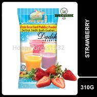 HAPPY GRASS Fruit Bean Curd Pudding Powder Strawberry 310G - Serbuk Dadih Straberi