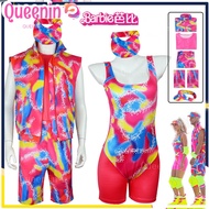 Movie Barbie Ken Barbe Cosplay Costume Unisex Sports Wear With Hat Adult Kids Halloween Party Unifor