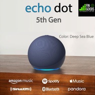 Amazon Echo Dot 5th Gen  ลำโพงอัจฉริยะใช้งานผ่านคำสั่งเสียงและอุปกรณ์ไฟฟ้าในบ้าน รุ่น5th Gen Smart s