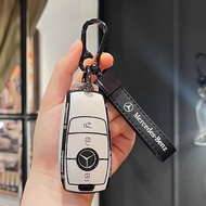Mercedes Benz Chrome TPU Car Key Cover GLA GLC C180L GLC200 C260L C200L E250 luxury key case high qu
