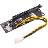 【uhunhn】-Gen4 2 Ports SlimSAS 8I X2 to PCIE 4.0 X16 Slot Adapter Board Replacement Spare Parts for N