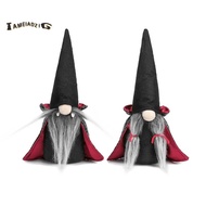 2PCS Halloween Gnome Plush Faceless Doll Handmade Swedish Gnome Decoration Tomte Doll Halloween Deco