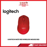 LOGITECH M331 RED WIRELESS MOUSE RED