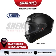 SHOEI X-FIFTEEN Matt Black Helmet Original Motor Visor Topi Keledar Full Face Original Superbike X-1