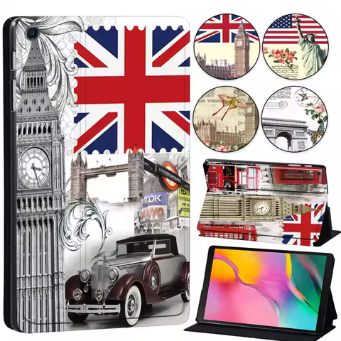 For Samsung Galaxy Tab A 8.0 Drop Resistance Cases Leather Tablet Cover for Tab A8 10.5 X200 X205 /A