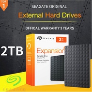 ผลิตภัณฑ์ที่ผ่านการรับรอง Seagate External Hard Drive Expansion USB 3.0 HDD 2TB 1TB Portable 2.5 "Hard Drive External Hard Disk