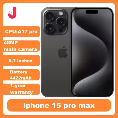 Apple iPhone 15 pro Max 256GB/512GB Dual ESIM 8GB RAM 6.7' OLED Display A17pro Chip 5G Original Unlo