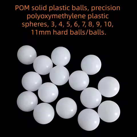 Precision POM Solid Plastic Balls Hard Round Balls for Bearings 3mm to 11mm Diameter Polyoxymethylen