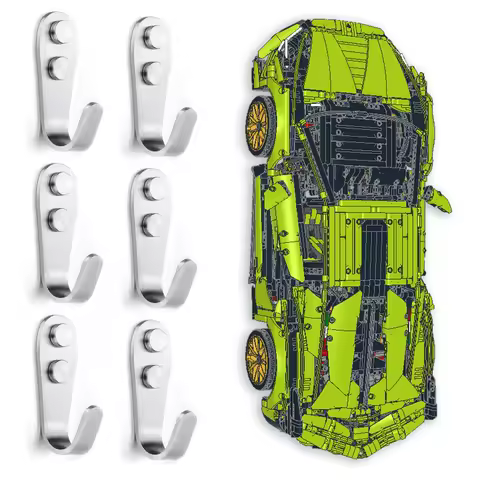 XGREPACK Goods Wall Mount Hook for Lego 42115 Technic Lamborghini Sián FKP 37 (42115 Wall Hook)