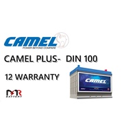(Installation Provided) CAMEL PLUS DIN 100 CAR BATTERY BATERI KERATA