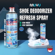Shoe Deodorant Spray 360ml Odor Remover Freshener Peach Scent Silver Ion Anti Bacterial Foot Smell