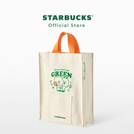 Starbucks LINE FRIENDS Loves Our Green Tote Bag กระเป๋าผ้าสตาร์บัคส์ A9001478