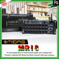 MIDAS MR18 +สินค้าของแท้ ประกันศูนย์+ MIDAS MR18 MIXER Digital MR 18 ดิจิตอล มิกเซอร์ 18 แชลแนล MR-1
