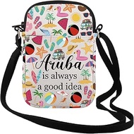 Aruba Is Always A Good Idea Crossbody Bag Aruba Trip Gift Holiday Season Souvenirs for Summer Beach 