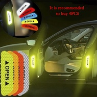 2 PCS Car Reflectante Reflector Sticker Car BodyHigh Reflective Exterior Auto Accessories Reflective Tape Reflex Warning