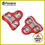 ❃ ✉ ﹊ Favero Red Cleats (6° Float) - Look