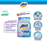 ATTACK Detergent Plus Softener Floral Romance Concentrate Detergent Powder (ATSV) - 200g