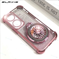 ELAXIS Soft TPU Transparent Casing for Honor X7b/Honor X7b 5G Phone Case Luxury Glitter Shockproof S