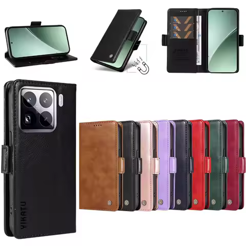 Wallet Shock Proof Leather Case For Xiaomi Redmi Note 10 5G 9A 9C 9T 9S 9 Pro 4G 8T 8 14R 14 Plus 13