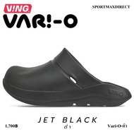 VING VARI-O Recovery Slips-on Sandals Jet Black สีดำ (Vari-O-ดำ)