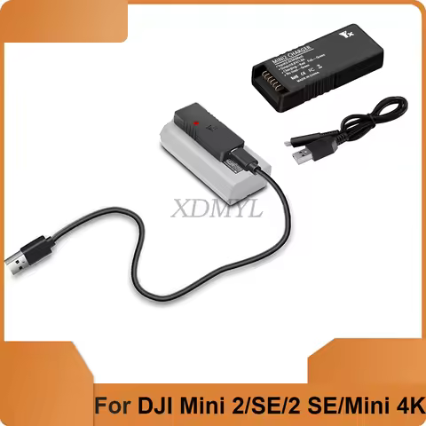 QC3.0 Battery Fast Charging for DJI Mini 2 / 2 SE / Mini SE / DJI Mini 4K USB Charger Battery Drones