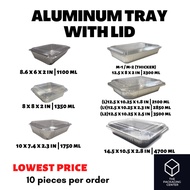 [BIG SIZES] Aluminum Tray / Aluminum Pan / Aluminum Foil Tray / Aluminum Tray with Lid