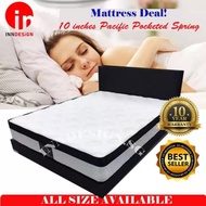 10" Pocketed Spring With Latex mattress Pacific