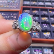 S925 silver opal rings