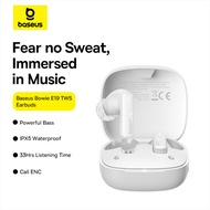 <116>Baseus Bowie E19 Wireless IPX5 Waterproof Bluetooth Earphone With 2 ENC Mics Earbuds Strong Bas