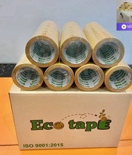 เทปอีโค่ ECO Tape - ใส/น้ำตาล 2”นิ้ว [1 กล่อง Eco Tape] 72 ม้วน 40 ไมครอน สินค้าราคา Early Bird
