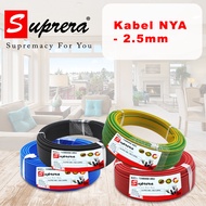 Kabel Listrik Suprera / Kabel NYA 2.5mm / Kabel Tunggal Tembaga Asli