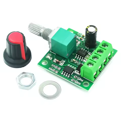 DC 1.8V 3V 5V 6V 7.2V 12V 2A 30W PWM Motor Speed Controller 1803BK 1803B Low Voltage Adjustable Driv