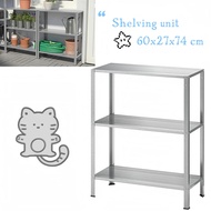 💕IKEA HYLLIS Shelving unit/Unit rak, dalaman/luaran, 60×27×74 cm