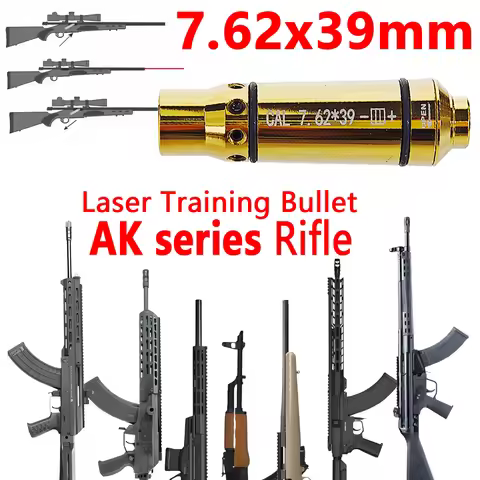 AK47 Rifle 7.62*39mm Laser Training Bullet AK series Rifle Laser Sight Pointer for Dry Fire AK-74 7.