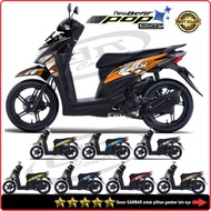 Striping BEAT POP Variasi Click / Semi Decal Desain Stiker Motor Sticker Lis Polet sunmori Cod
