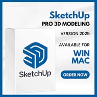 SketchUp Pro 2025 Latest Full Version | 3D Modellin | V-Ray 7.2 | Enscape 4.13 | Enscape Asset Libra