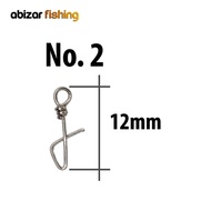 Peniti Pancing Pindat Kail Isi 12 Stainless Steel No 1 - 4 Grosir Murah