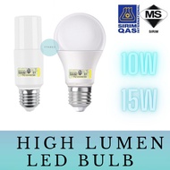 SIRIM 10W 15W LED Bulb 3000K Warm White 4000k Cool White 6500K Daylight Light Bulb Corn Stick E27 En