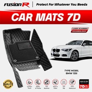 Fusion R 7D Car Carpet 135i Premium Full Set Luggage Car Carpet Custom FIT Mats