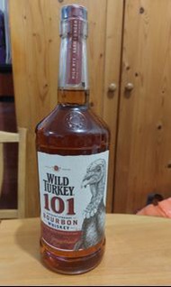 1000ml 1公升 50.5% Wild Turkey 101 Kentucky Straight Bourbon Whiskey 1L abv 50.5%