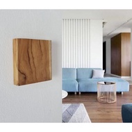 Aesthetic switch cover, 100% genuine teak wood/ switch frame, wooden switch cover