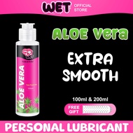 [ 100% EXTRA SMOOTH ] WET STORE Aloe Vera Adult Water Based Personal Lubricant Edible Fruity Lube Pelincir Seks Personal Massage Gel Minyak Oil for Adult Sex Toy Female Vibrator Dildo Vibrate Egg Male Fake Pussy Dotted Latex Condom