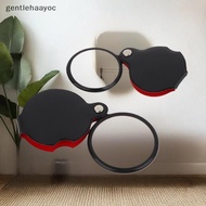 GG Folding Magnifying Glass Folded Leather Case Portable Handheld Jewelry Loupe 8X Mini Magnificatio