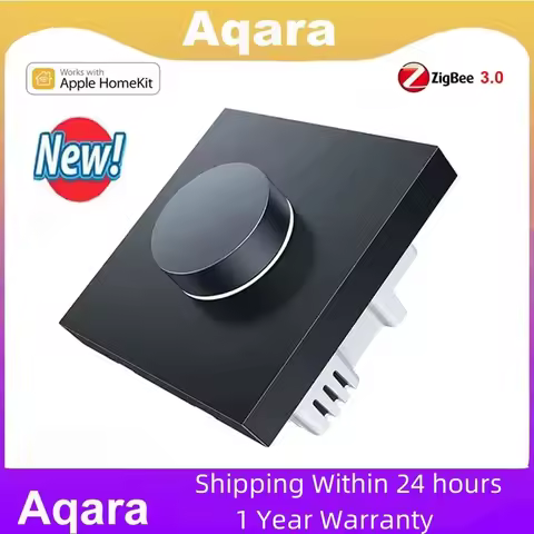 Aqara Smart Dimmer Switch H1 With Neutral Zero-fire Line Rotary Switch Zigbee 3.0 For Smart Home Wor