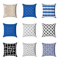 Wave Point Geometry Pillow Cover Buy Two Get One Free！40x40cm Nordic Style Classic Fashion Corrugated Diamond Lattice Cushion Cushion Lumbar support pillow Waist Pad Sets