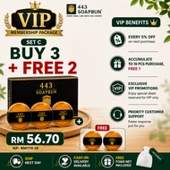Original 443 Soapbun (100g) |【VIP Package B3F2+VIP MEMBERSHIP】for Dry Skin, Sensitive Skin, Gatal Ke