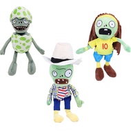BASHERISE 3 PCS PVZ Plant and Zombies Plush Sets Toys White Hat Zombie, Eggshell Zombie,Jersey Zombi